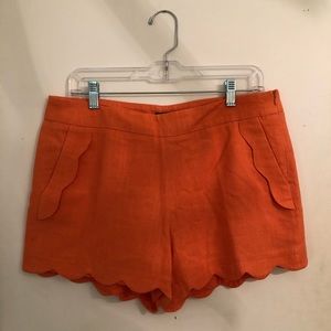 orange shorts